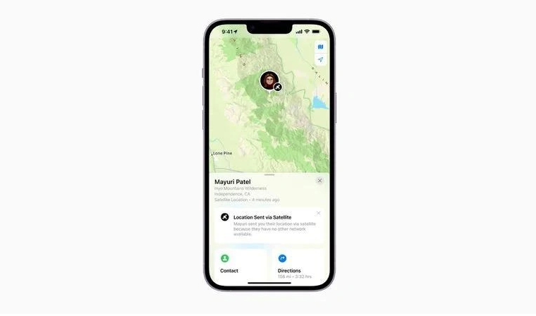 凤山苹果14维修分享iPhone14系列中 FindMy功能通过卫星分享位置方法教程 