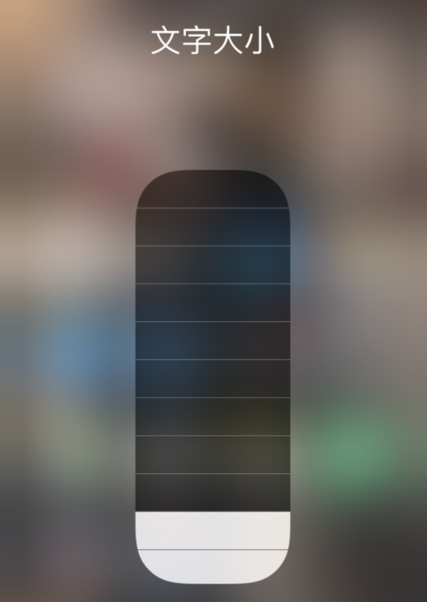凤山苹果手机维修分享小技巧：在 iPhone 控制中心快速调节字体大小 